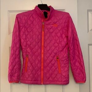 Pink North Face Girls Jacket
